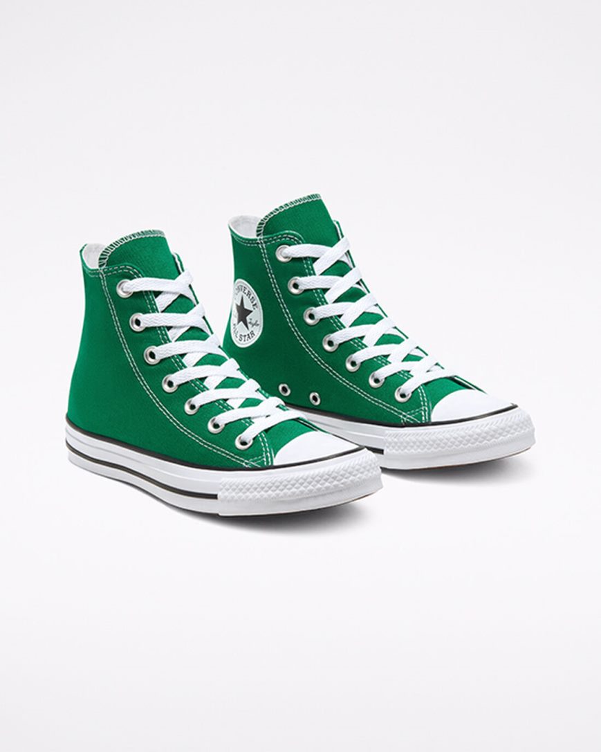 Women's Converse Chuck Taylor All Star Classic High Top Shoes Green / White | AU E6190I
